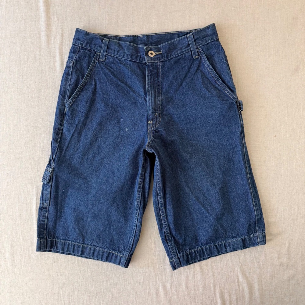 Vintage 1999 Levi's Carpenter Jorts W29 Baggy Y2K Skater Red Tab